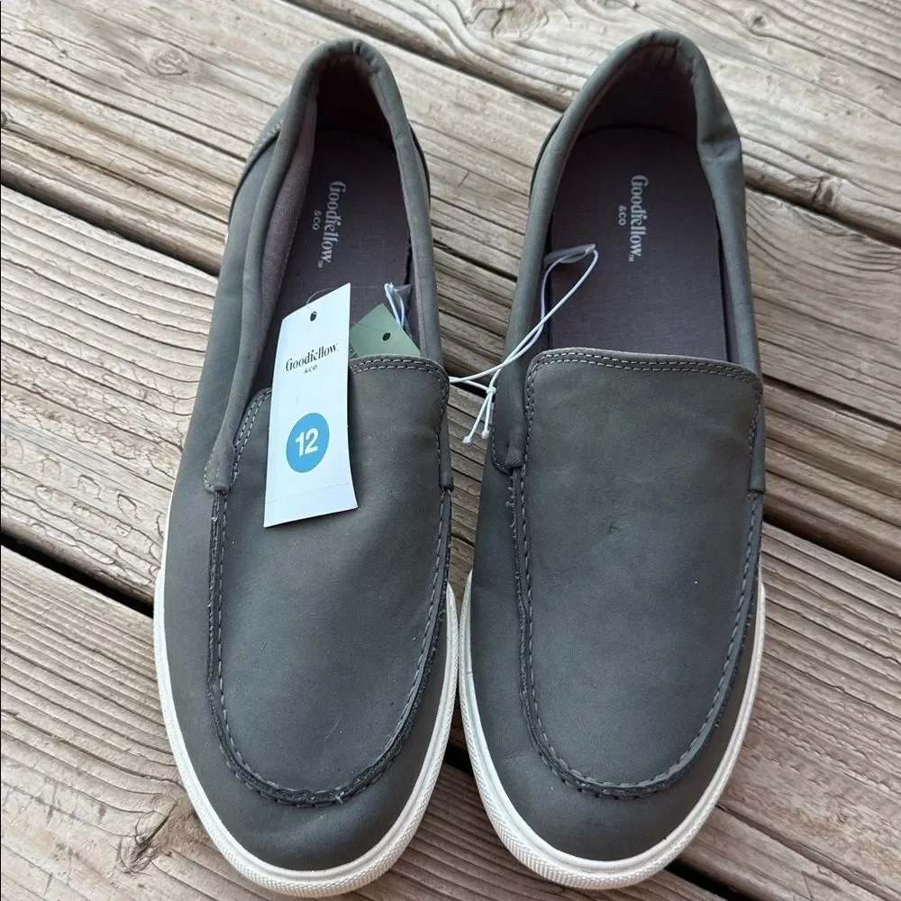NWT Men's Kon Dress Loafers - Goodfellow & Co - Gray size 12